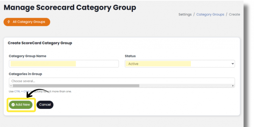 Category Groups Category Group (1)