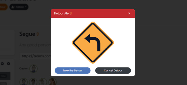 Detour Alert! detour-alert-modal