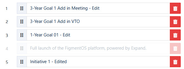 simple drag-and-drop in the Business Planner