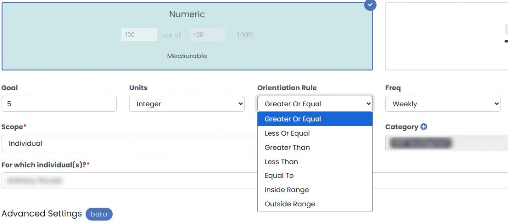 Objective Orientation Rules
