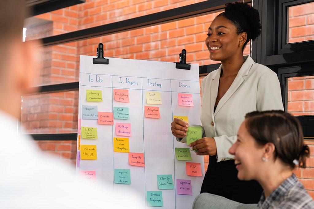 Physical Kanban Board